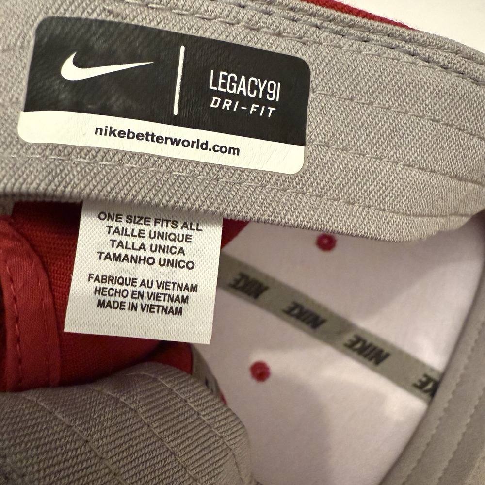 Nike Alabama‎ Crimson Tide Hat Unisex Adult Cap Red DRI FIT Adjustable Bama - Picture 9 of 13